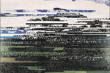 1983 IPOTESI DI PAESAGGIO Pittura e collages su tela cm 115x165 OPERE D'ARTE Paolo Giordani
